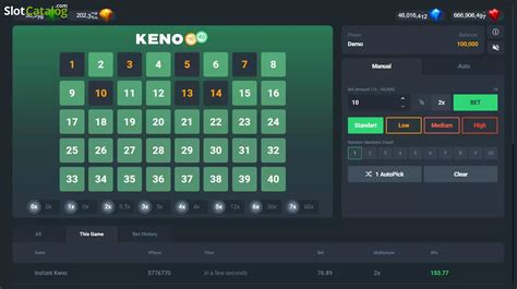 Instant Keno Popok Games 888 Casino