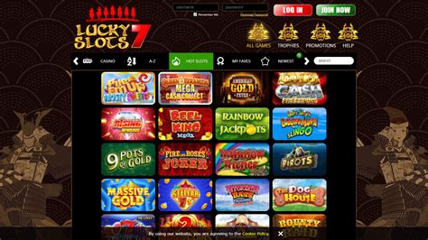 Lucky slots 7 casino codigo promocional