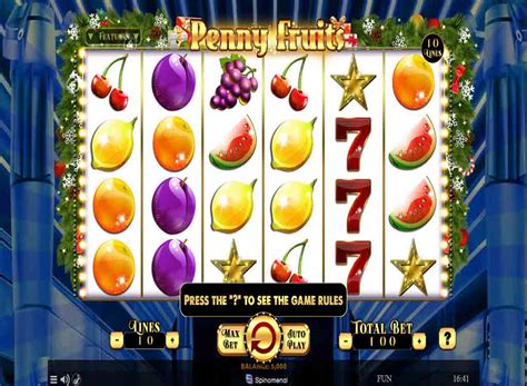 Penny Fruits Christmas Edition 888 Casino