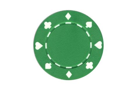 Verde de fichas de poker moinho